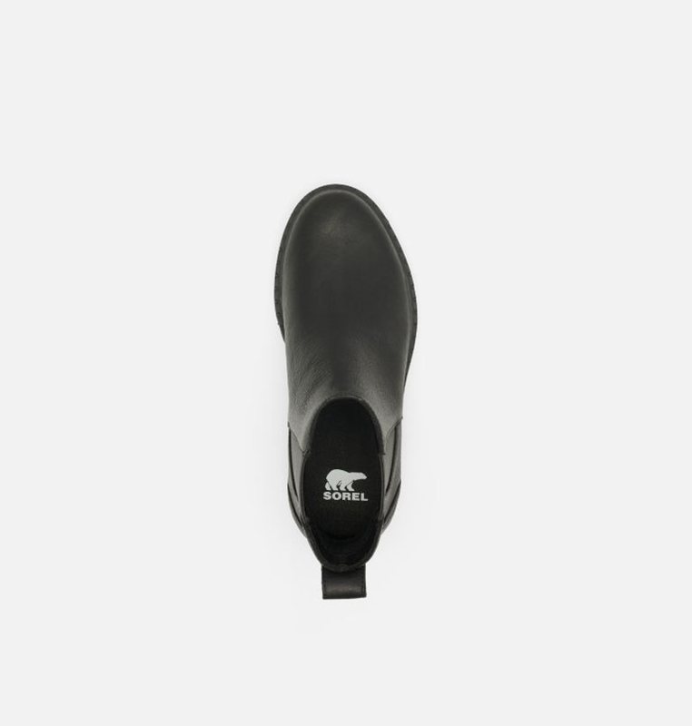 Sorel Dam Stövlar Svarta - Lennox™ Chelsea Mid - FVU-782903